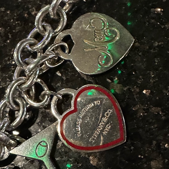 Tiffany & Co. Sterling Silver Charm Bracelet - with 6 charms - Picture 13 of 15